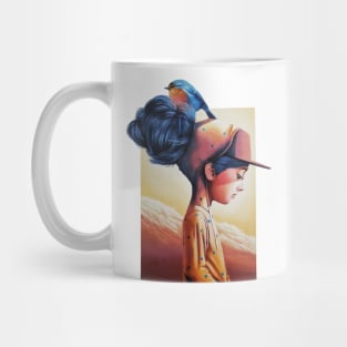 Lovely Girl Nature Lovers Urban Style Mug